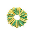 Spirit Pomchies  Ponytail Holder - Kelly Green/Yellow Gold